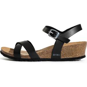 Bayton Páskové sandály 'Canberra' hnědá / černá