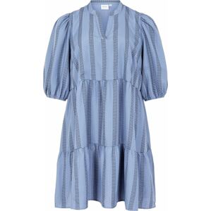 EVOKED Košilové šaty 'Etna' světlemodrá / tmavě modrá