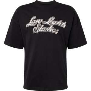 Tričko Low Lights Studios černá / bílá