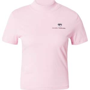 Tričko Chiara Ferragni světlemodrá / růžová / černá / bílá