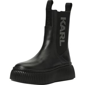 Chelsea boty Karl Lagerfeld černá