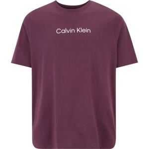 Tričko 'HERO' Calvin Klein Big & Tall bobule / bílá