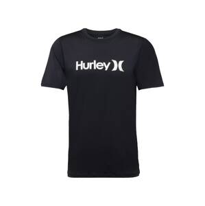 Hurley Funkční tričko černá / bílá