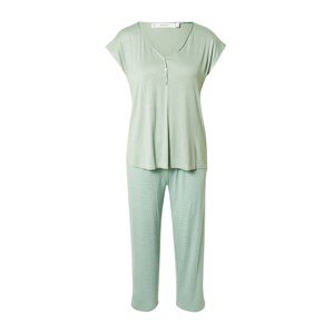 Women' Secret Pyžamo zelená / bílá