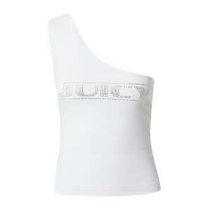 Juicy Couture White Label Top 'DIGI'  stříbrně šedá / bílá