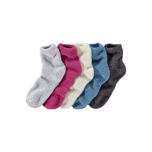 LAVANA Ponožky  režná / modrá / antracitová / stříbrně šedá / pink
