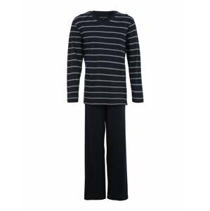 SCHIESSER Pyžamo dlouhé  námořnická modř / bílá