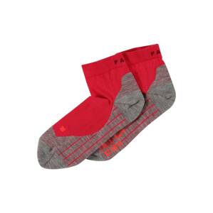 FALKE Sportovní ponožky 'RU4 Short'  šedý melír / pink