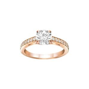 Swarovski Prsten  růžově zlatá / bílá