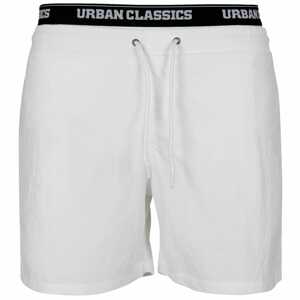Urban Classics Plavecké šortky černá / bílá