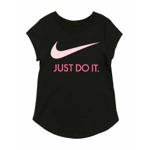 Nike Sportswear Tričko  pink / světle růžová / černá