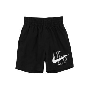 Nike Swim Sportovní plavky 'Volley'  černá / bílá