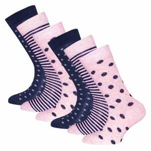 EWERS Ponožky marine modrá / růžová