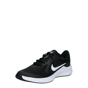 NIKE Sportovní boty 'Downshifter 10'  černá / bílá