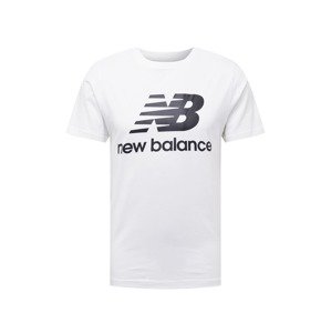 new balance Tričko  černá / bílá