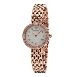 Emporio Armani Analogové hodinky růžově zlatá / perlově bílá