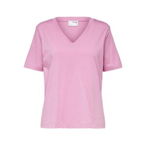 Selected Femme Curve Tričko 'Andard' světle růžová