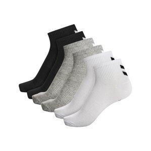 Hummel Sportovní ponožky 'Chevron'  šedý melír / černá / bílá
