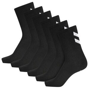 Hummel Sportovní ponožky 'Chevron'  černá / bílá