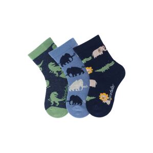 STERNTALER Ponožky 'Mammut'  námořnická modř / nebeská modř / zelená / mix barev