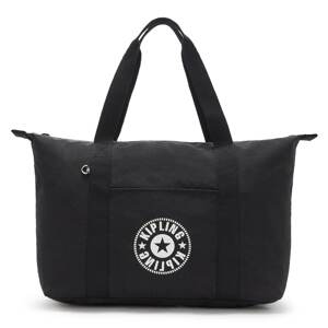 KIPLING Nákupní taška 'Art' černá / bílá