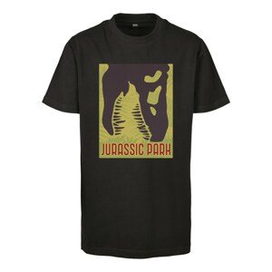 Mister Tee Tričko 'Jurassic Park'  hořčicová / světle zelená / karmínově červené / černá