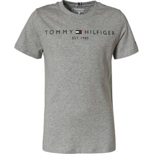TOMMY HILFIGER Tričko námořnická modř / šedá / červená / bílá