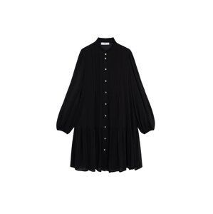 MANGO Košilové šaty 'Sofia' černá