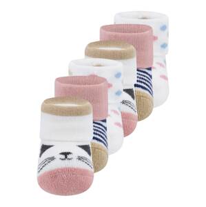 EWERS Ponožky  námořnická modř / kouřově modrá / světle hnědá / světle růžová / přírodní bílá