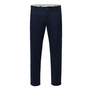 SELECTED HOMME Chino kalhoty 'Stoke' námořnická modř