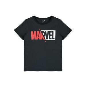 NAME IT Tričko 'Marvel'  červená / černá / bílá