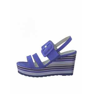 MARCO TOZZI Páskové sandály  tmavě fialová