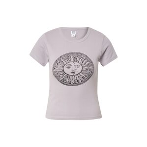 BDG Urban Outfitters Tričko 'Celestial Sun'  kámen / černá