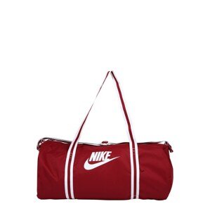 Nike Sportswear Cestovní taška 'Heritage'  červená / bílá