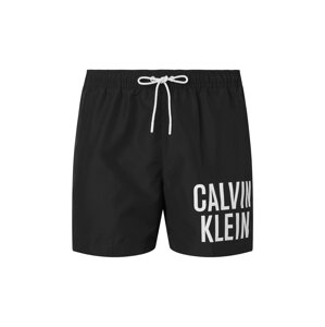 Calvin Klein Plavecké šortky  černá / bílá