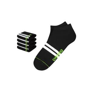CHEERIO* Ťapky 'Sneaker Pal' svítivě zelená / černá / bílá