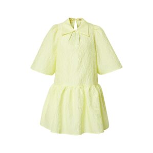 Stella Nova Košilové šaty 'Hiba' pastelově žlutá