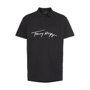 TOMMY HILFIGER Tričko  černá / bílá