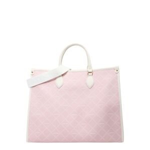 VALENTINO Nákupní taška 'Bar'  růžová / bílá