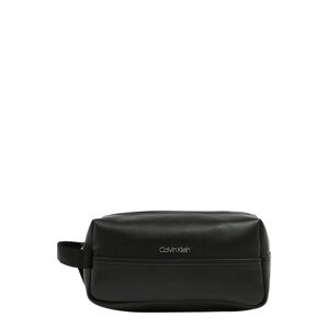 Calvin Klein Kosmetická taška  černá / stříbrná