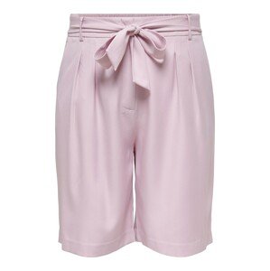 ONLY Carmakoma Kalhoty se sklady v pase  růžová