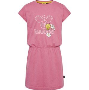 Hummel Šaty 'Maya'  žlutá / světle růžová / černá / bílá