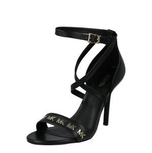 MICHAEL Michael Kors Páskové sandály 'ASTRID'  zlatá / černá