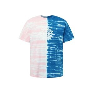 HUF Tričko modrá / pastelově růžová / bílá