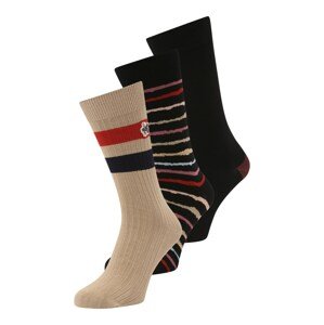 Ted Baker Ponožky 'BLAKONE'  modrá / šedý melír / pastelově růžová / červená