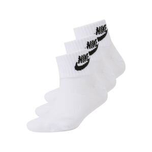 Nike Sportswear Ťapky černá / bílá
