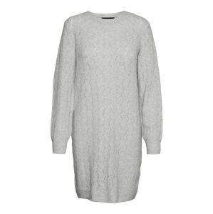 Vero Moda Tall Úpletové šaty 'YEN'  šedý melír