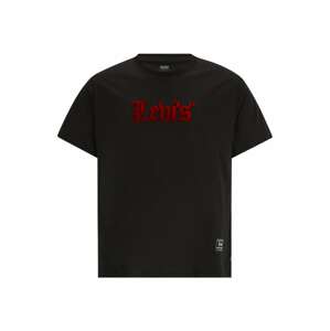 Levi's® Big & Tall Tričko  tmavě červená / černá