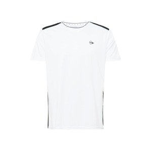DUNLOP Funkční tričko černá / bílá