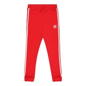 ADIDAS ORIGINALS Kalhoty světle červená / bílá